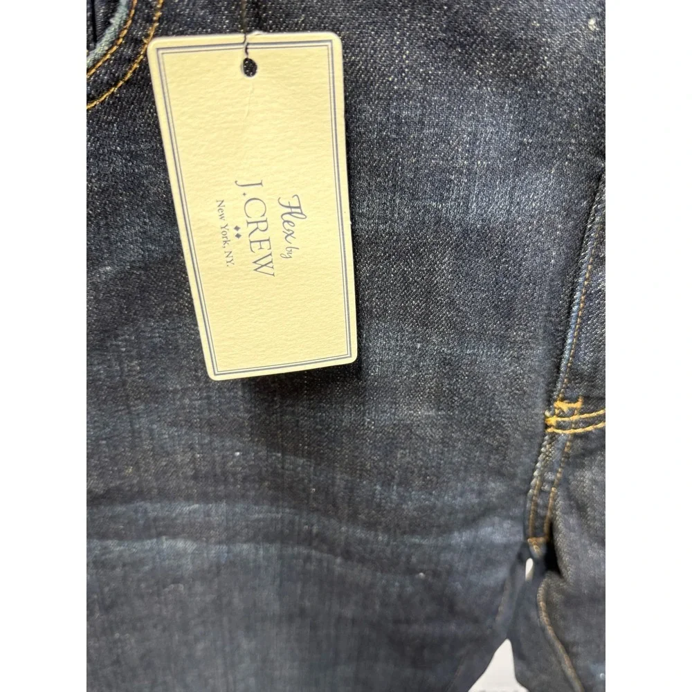 J.Crew The Driggs Slim Fit Stretch Denim Jeans Dark Wash Blue 36x30 NWT